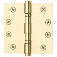 thumbnail image 1 of Baldwin 1046003I 4.5 x 4.5 in. Ball Bearing Hinge, Lifetime Polished Brass, 1 of 2