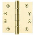 thumbnail image 1 of Baldwin 1046031I 4.5 x 4.5 in. Ball Bearing Hinge, Non-Lacquered Brass, 1 of 3