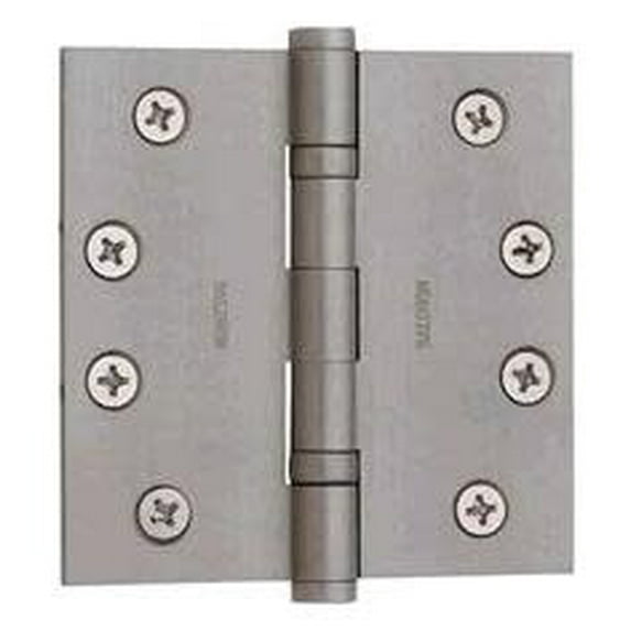 Baldwin 1046056I 4.5 x 4.5 in. Ball Bearing Hinge, Satin Nickel