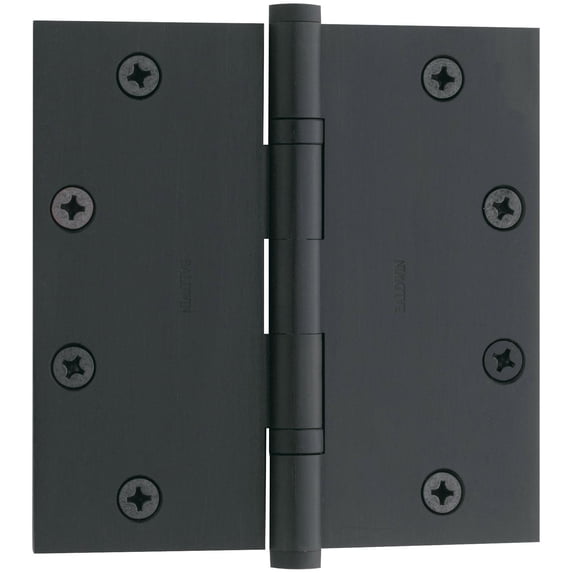 Baldwin 1051.I.Nrp 5" X 5" Solid Brass Square Corner Ball Bearing Mortise Hinge - Bronze