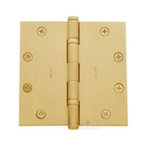 Baldwin 1051040I 5 x 5 in. Square Hinge, Satin Brass