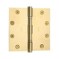 thumbnail image 1 of Baldwin 1051060I Satin Brass and Brown General Hardware 5" x 5" x .146" Solid..., 1 of 1