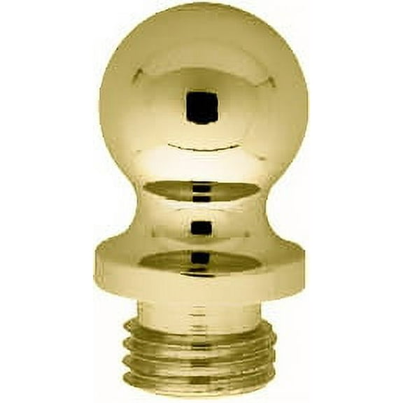 Baldwin 1080003I Ball Tip Radius Corner Hinge, Lifetime Polished Brass