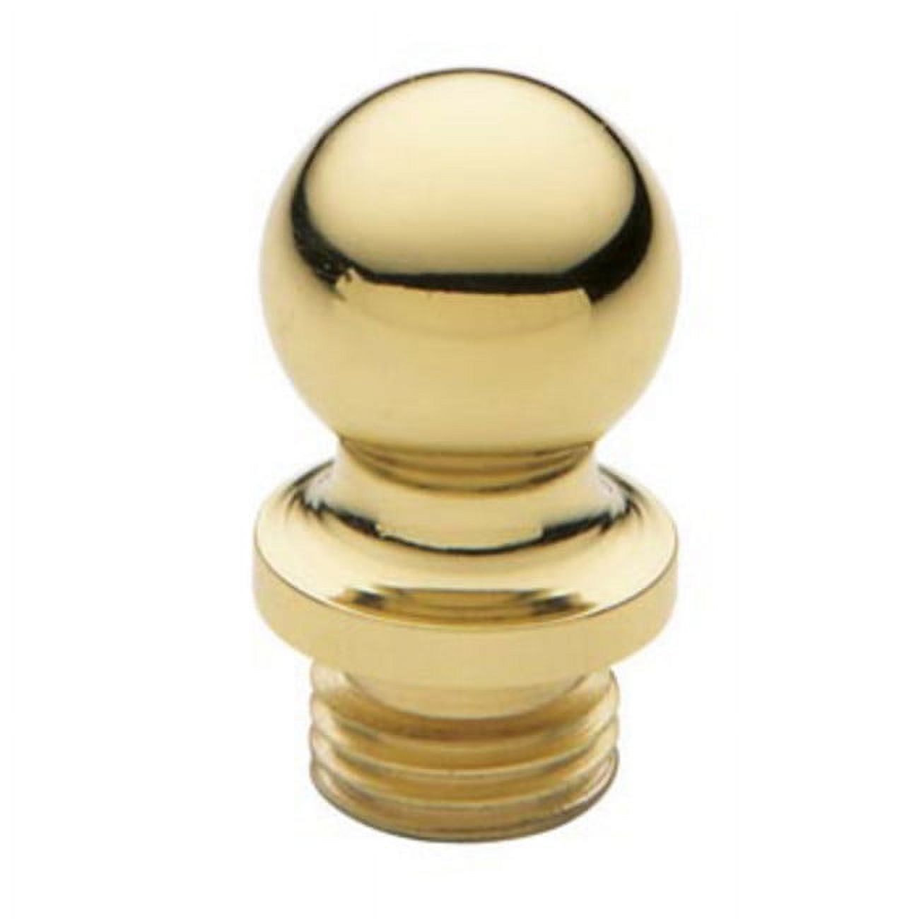 Baldwin 1090.I Solid Brass Ball Tip Finial For Square Corner Hinges (Quantity 2) - Brass - image 1 of 1