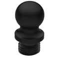 thumbnail image 1 of Baldwin 1090190I Ball Finial, Satin Black - 2 per Set, 1 of 7