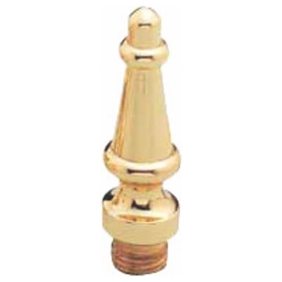 Baldwin 1093003I Steeple Tip Hinge, Lifetime Brass
