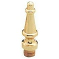 thumbnail image 1 of Baldwin 1093031I Steeple Tip for Square Corner Hinge, Non-Lacquered Brass - Set of 2, 1 of 7