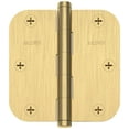 thumbnail image 1 of Baldwin 1135.I 3-1/2" Wide Plain Bearing 5/8" Radius Corner Mortise Door Hinge From The, 1 of 5