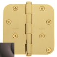 thumbnail image 1 of Baldwin 1140412I 0.625 in. Radius Corner Hinge, Distressed Venetian Bronze, 1 of 7
