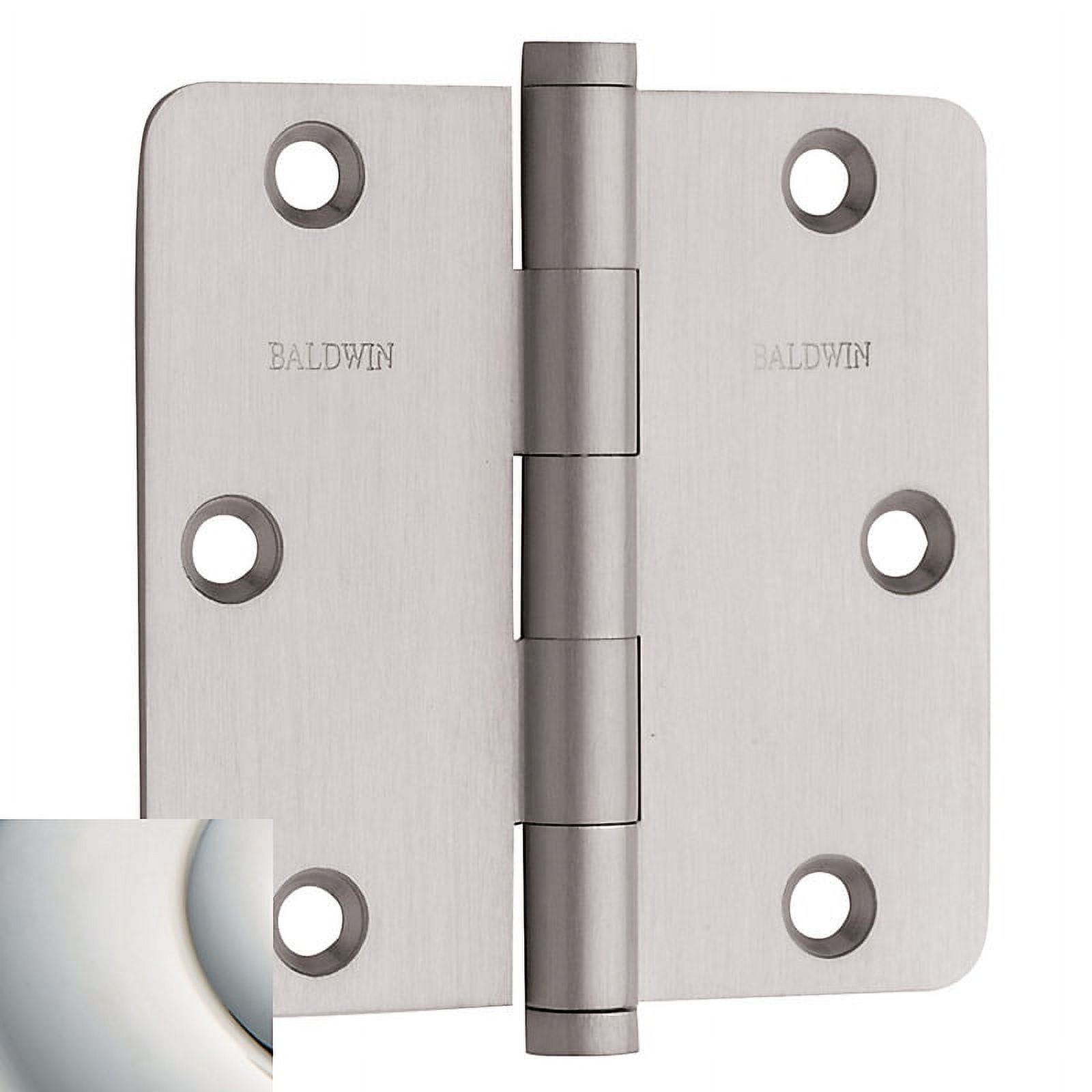 3.5" Lifetime Polished Nickel Residential Cabinet Hinge