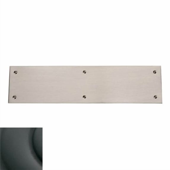 Baldwin 2123 3-1/2 Inch x 15 Inch Solid Brass Square Edge Push Plate, Oil Rubbed Bronze