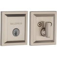 thumbnail image 1 of Baldwin 380 Square Low Profile Sgl Cyl Deadbolt Featuring Smartkey Security™ in SN, 1 of 7