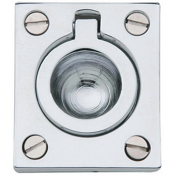 Baldwin 392260 Flush Ring Pull - Polished Chrome