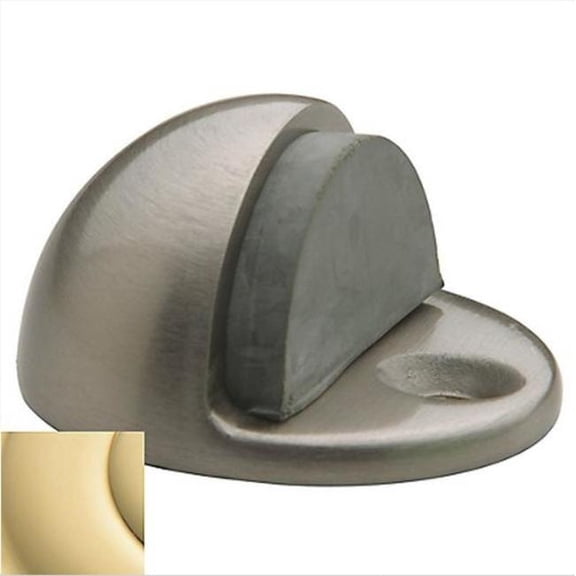 Baldwin 4000 1" Floor Mounted Dome Door Stop - Brass