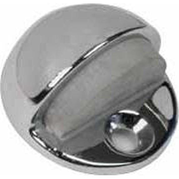 Baldwin 4010260 1-3/8" Half Dome Brass Door Bumper - Chrome