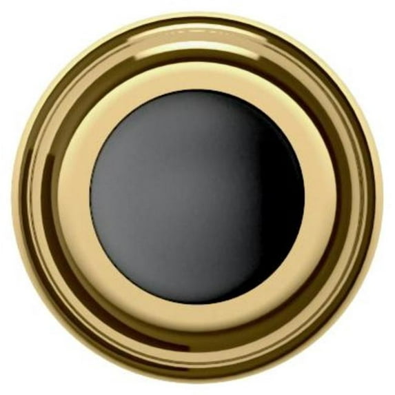 Baldwin 4015 1" Wall Mounted Convex Bumper Door Stop - Brass