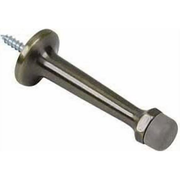 Baldwin 4045 3" Baseboard Mounted Rigid Door Stop - Black