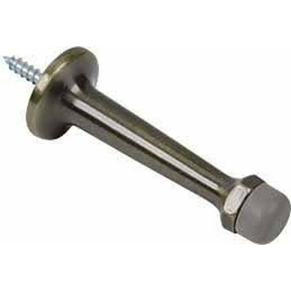 Baldwin 4050033 Wall Door Bumper, Vintage Brass