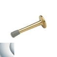 thumbnail image 1 of Baldwin 4055 3-2/5" Solid Brass Base Mounted Door Bumper - Chrome, 1 of 1