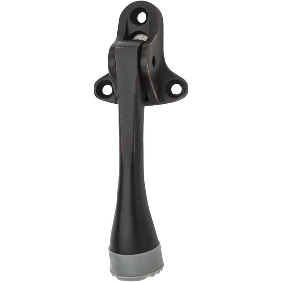 Baldwin 4100112 4" Lever Style Brass Door Holder - Bronze