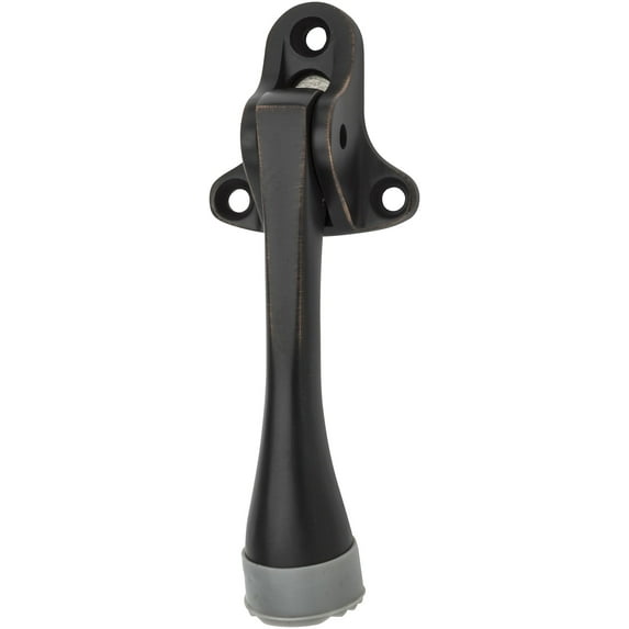 Baldwin 4100 4" Lever Style Brass Door Holder - Bronze