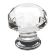 thumbnail image 1 of Baldwin 4325 Crystal 1-3/4" Geometric Cabinet Knob - Chrome, 1 of 1
