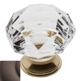 thumbnail image 1 of Baldwin 4325112 1.75 dia. Crystal Cabinet Knob, Venetian Bronze, 1 of 1