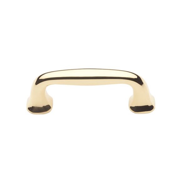 Baldwin 4361030 3" Severin B Pull Bright Brass Finish