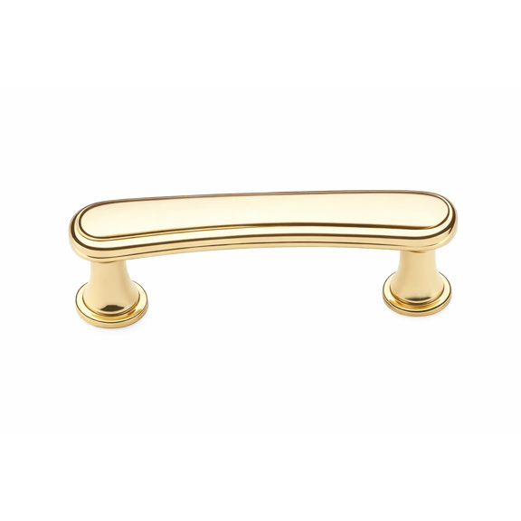 Baldwin 4366030 Severin Cabinet Pull in Bright Brass