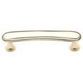 thumbnail image 1 of Baldwin 4367030 4 in. dia. Polished Brass Center to Center Severin Fayerman Pull, 1 of 5