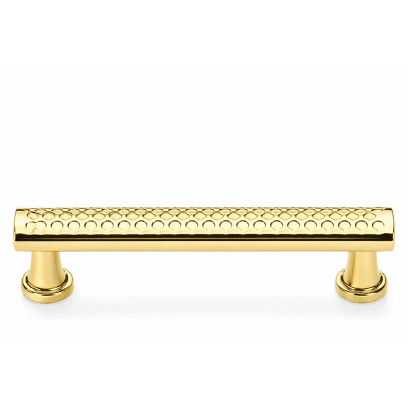 Baldwin 4371030, 3" Gold Brass Polished Brass Cabinet Pulls with Complete Mounting Hardware