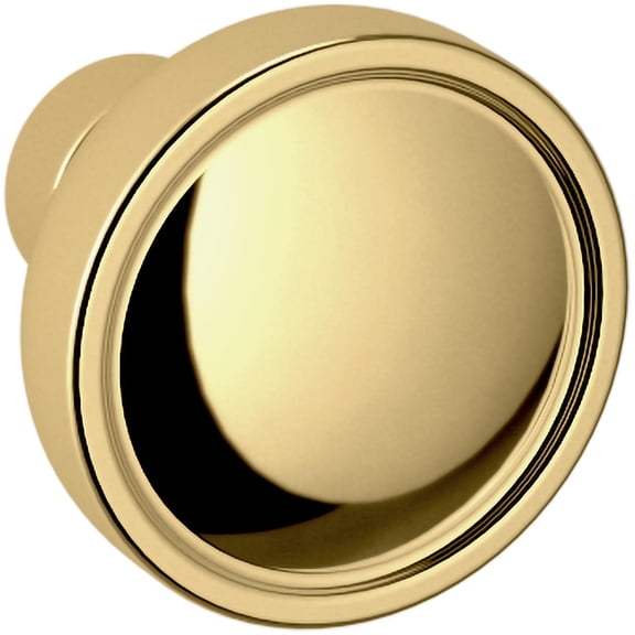 Baldwin 4402.Bin Tulip 1-1/4" Mushroom Cabinet Knob From The Estate Collection - Brass