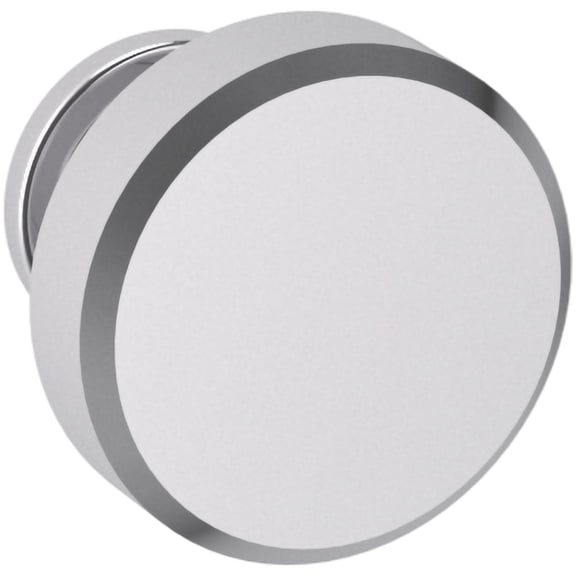 Baldwin 4410260BIN Bevel 1-1/4" Mushroom Cabinet Knob From The Estate Collection - Chrome