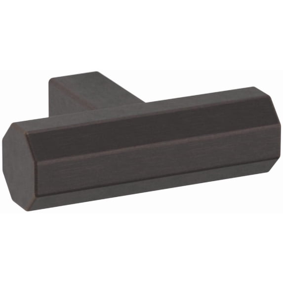 Baldwin 4416112BIN Octagonal 1-1/2" Bar Cabinet Knob From The Estate Collection - Bronze