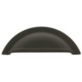 thumbnail image 1 of Baldwin 4424102 4 in. Oil Rubbed Bronze Center to Center Cup Pull, 1 of 7