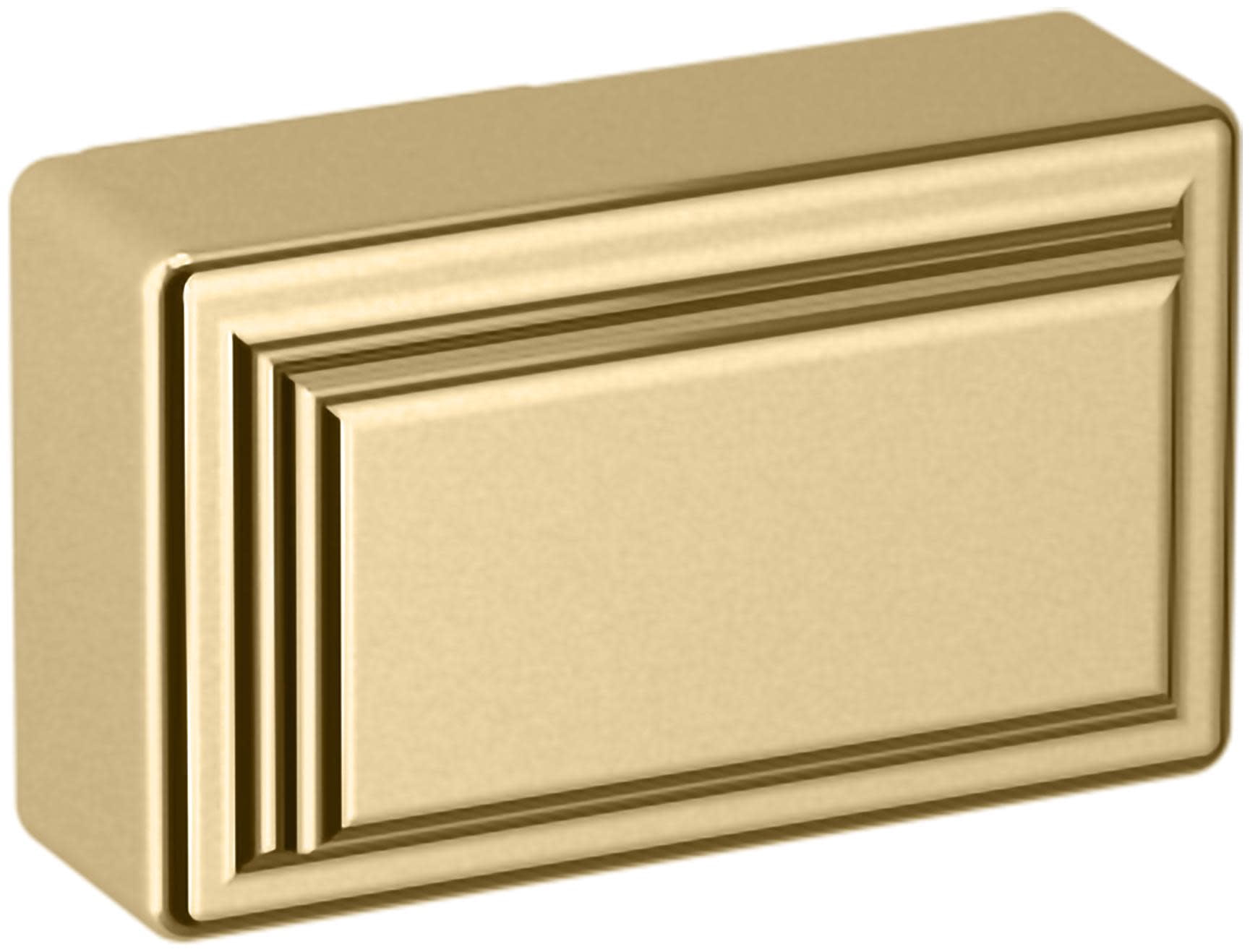 Baldwin 4425003BIN Raised 1-1/2" Rectangular Cabinet Knob From The Estate Collection -