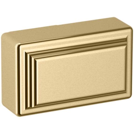 Baldwin 4425003BIN Raised 1-1/2" Rectangular Cabinet Knob From The Estate Collection -