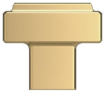 Baldwin 4425031BIN Raised 1-1/2" Rectangular Cabinet Knob From The Estate Collection -