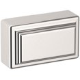 thumbnail image 1 of Baldwin 4425055BIN Raised 1-1/2" Rectangular Cabinet Knob From The Estate Collection -, 1 of 7