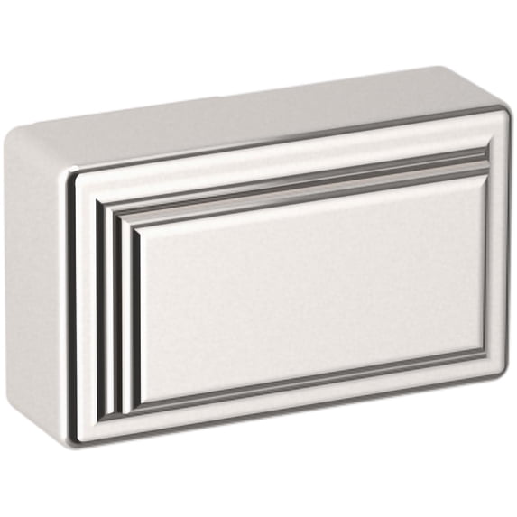 Baldwin 4425055BIN Raised 1-1/2" Rectangular Cabinet Knob From The Estate Collection -