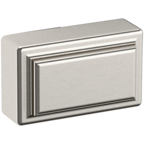 Baldwin 4425150BIN Raised 1-1/2" Rectangular Cabinet Knob From The Estate Collection -