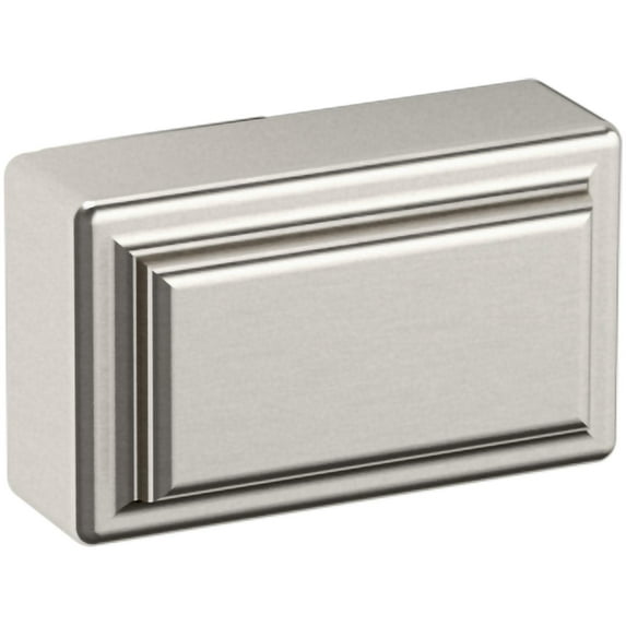 Baldwin 4425150BIN Raised 1-1/2" Rectangular Cabinet Knob From The Estate Collection -