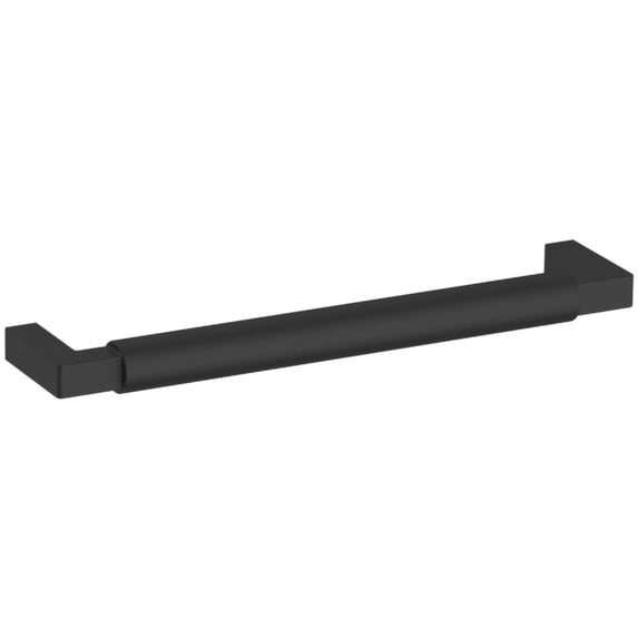 Baldwin 4432.BIN Gramercy 6 Inch Center to Center Handle Cabinet Pull from The Estate Collection - Satin Black