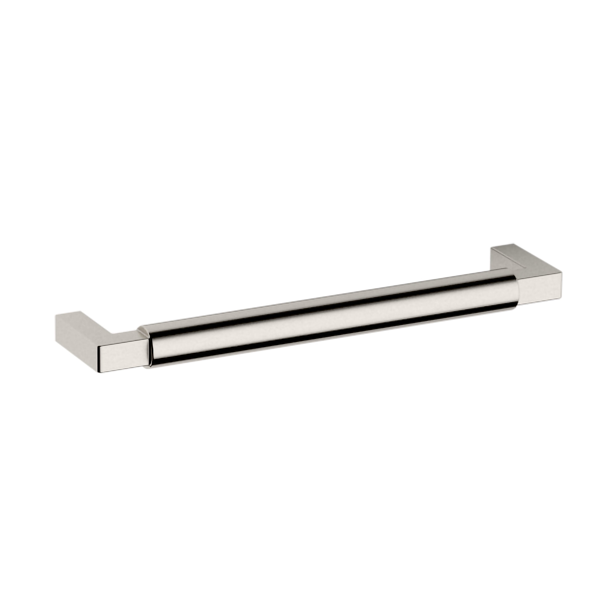 Satin Nickel Solid Brass 6" Cabinet Pull with Mounting Hardware