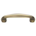 thumbnail image 1 of Baldwin 4437050 3.5 in. Decorative Cabinet Pull, Satin Brass & Black, 1 of 7