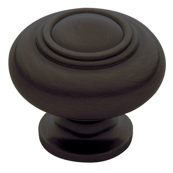 Baldwin 4446112 1.25 in. Ring Deco Knob, Venetian Bronze