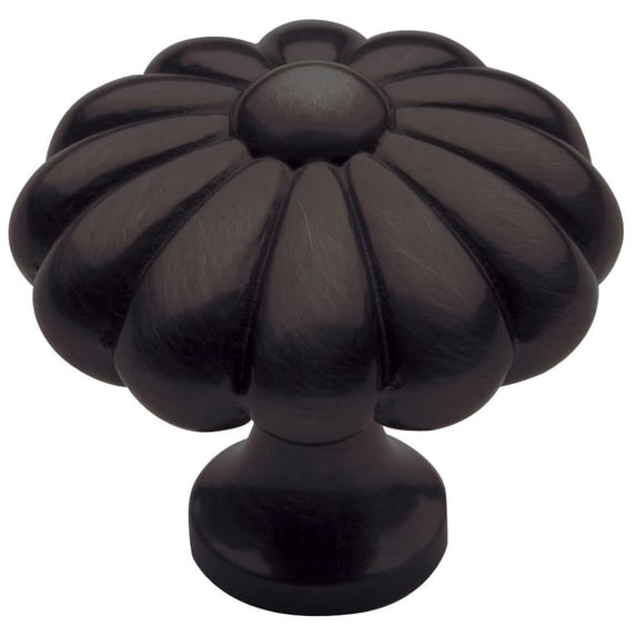 Baldwin 4459112 1.5 in. dia. Melon Cabinet Knob, Venetian Bronze