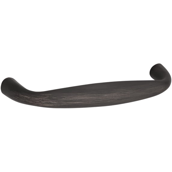 Baldwin 4480112 4 in. Center to Center Oval Cabinet Pull, Aged Bronze