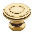 thumbnail image 1 of Baldwin 4491.030.BIN Dominion Polished Brass 1.25 in. Round Cabinet Knob, 1 of 2