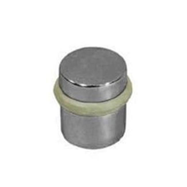 Baldwin 4505060 Universal Floor Bumper Door Stop, Satin Brass & Brown